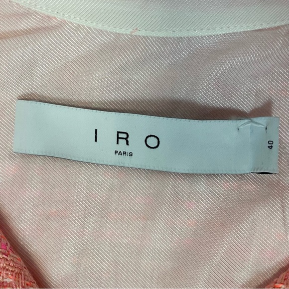 IRO Founda Fringed Bouclé Shirt Jacket - Picture 9 of 11